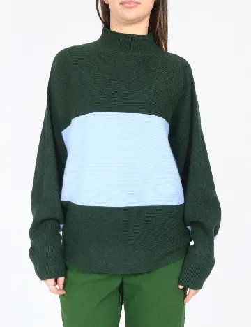 Bluza C&A, verde/albastru