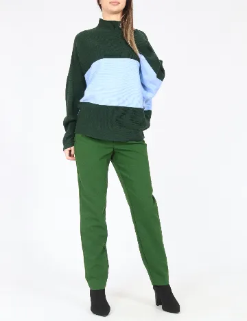 Bluza C&A, verde/albastru