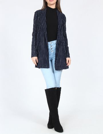 Blazer Jacqueline de Yong, bleumarin