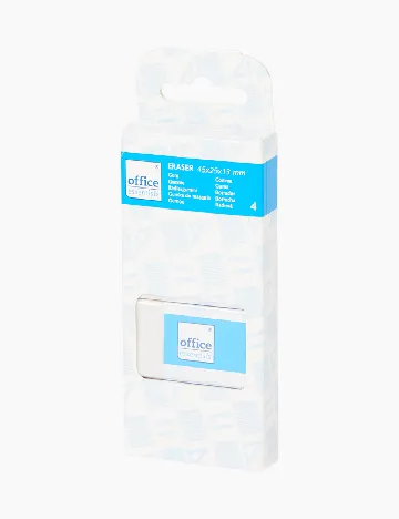 Set radiere 4 bucati ACTION, alb