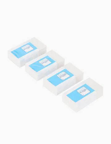 Set radiere 4 bucati ACTION, alb