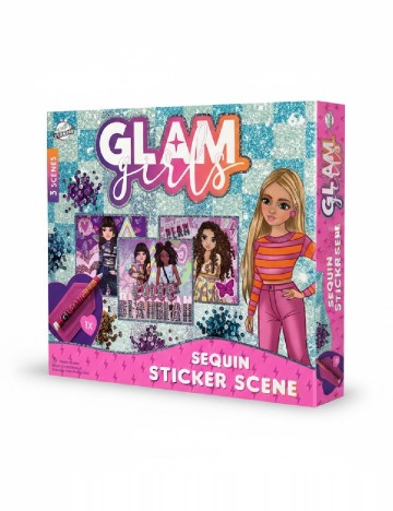 Kit creatie tablouri cu paiete Craft Universe, mix culori