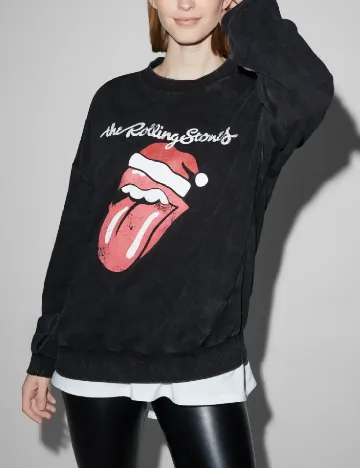 Bluza Oversize C&A, negru Negru