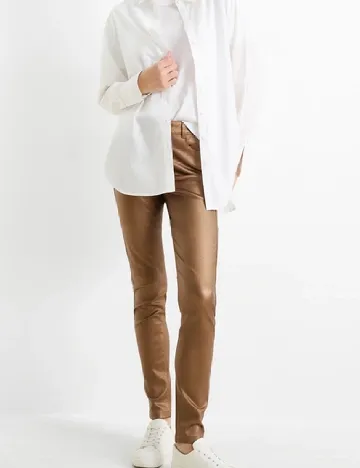 Pantaloni C&A, maro Maro