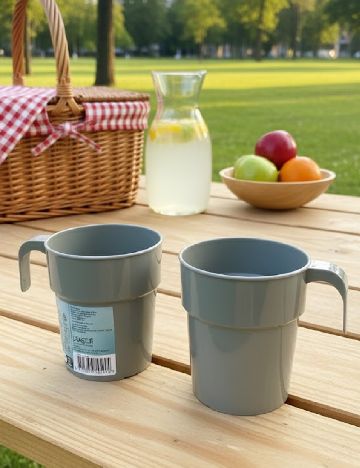 Set cani 3 bucati ACTION, gri