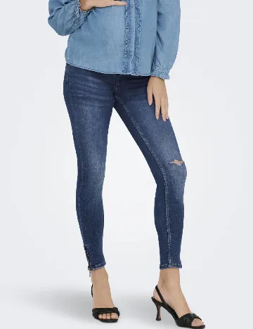 Blugi Only Maternity, albastru