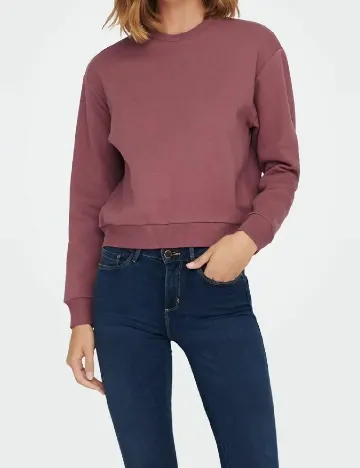 Bluza Jacqueline de Yong, roz pudra inchis Roz