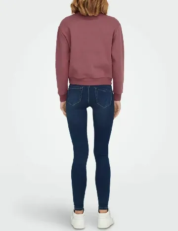 Bluza Jacqueline de Yong, roz pudra inchis Roz