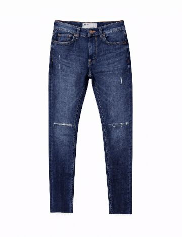 Blugi Bershka, albastru