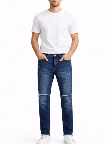 Blugi Bershka, albastru