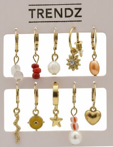 Set Cercei Trendz, auriu