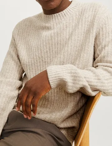 Pulover Jack&Jones, crem