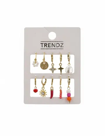 Set Cercei Trendz, auriu