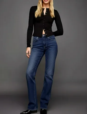 Blugi Bershka, albastru