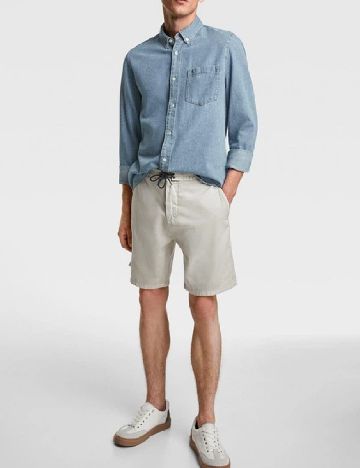 Pantaloni scurti Zara, bej