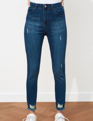 Blugi TRENDYOL, albastru