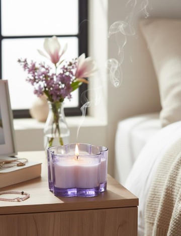Lumanare parfumata ACTION, mov