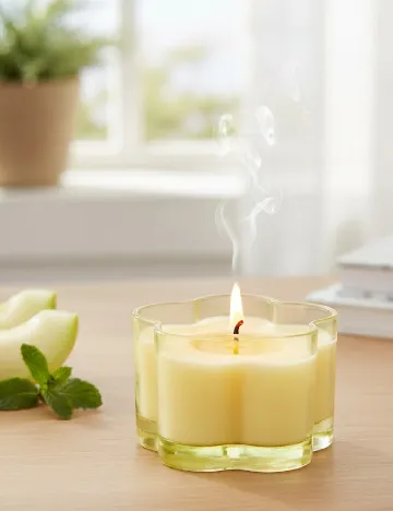 Lumanare parfumata ACTION, galben