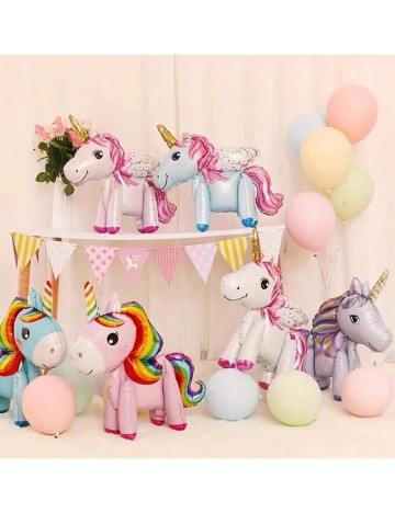 Set baloane folie 6 bucati SHEIN, mix culori