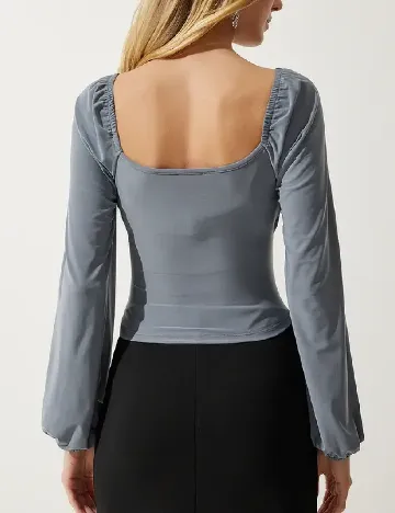 Bluza Happiness Istanbul, gri