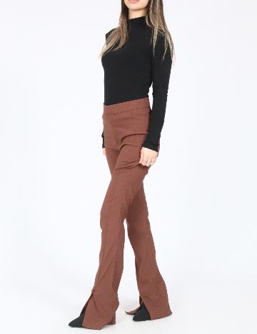 Pantaloni Zara, maro