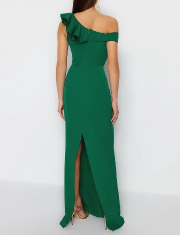 Rochie lunga TRENDYOL, verde