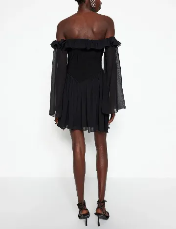 Rochie scurta TRENDYOL, negru Negru