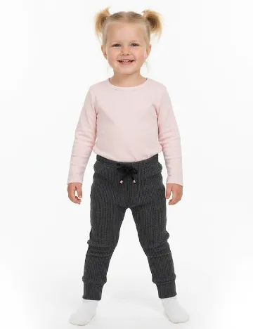 Pantaloni Zara, gri inchis Gri