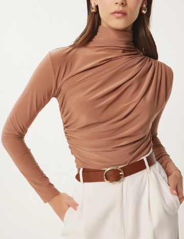 Bluza Happiness Istanbul, maro