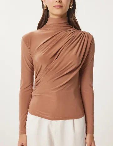 Bluza Happiness Istanbul, maro