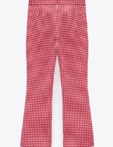 Pantaloni Zara, rosu