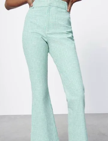 Pantaloni Zara, turcoaz Albastru