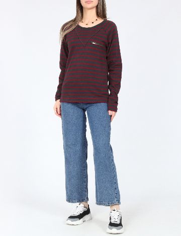 Bluza Zara, gri/visiniu