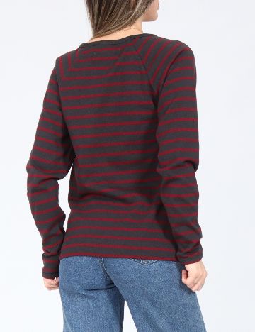 Bluza Zara, gri/visiniu