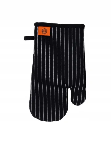 Set mănușă de bucătărie și suport pentru oale MasterChef Arovo, negru Negru