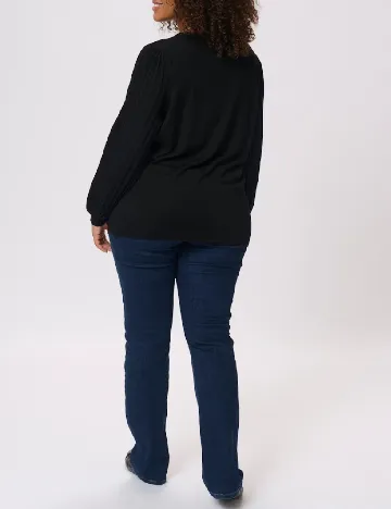 Bluza Kaffe Curve, negru