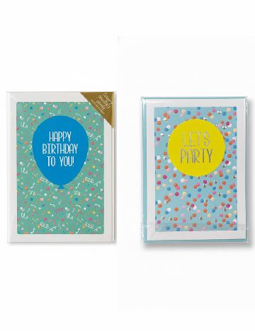 Set felicitari 2 bucati DLP Industry, mix culori