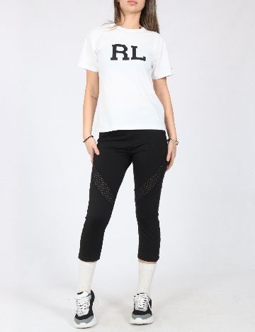 Colanti trei sferturi Bershka, negru