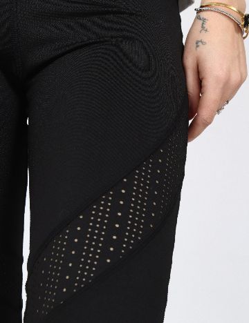 Colanti trei sferturi Bershka, negru