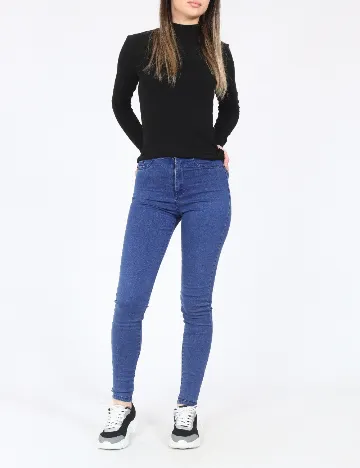 Blugi Bershka, albastru