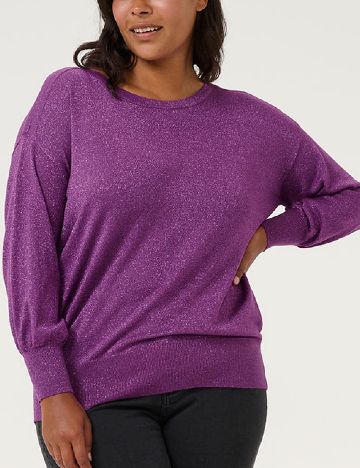 Bluza Kaffe Curve, mov