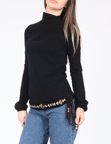 Bluza Bershka, negru