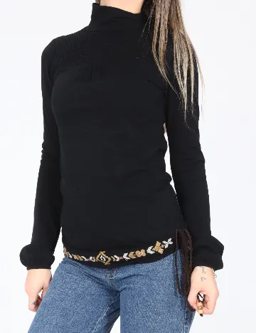 Bluza Bershka, negru