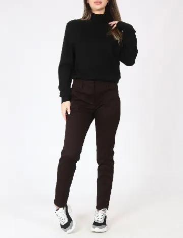 Pantaloni Zara, maro