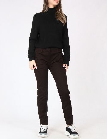 Pantaloni Zara, maro