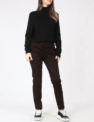 Pantaloni Zara, maro