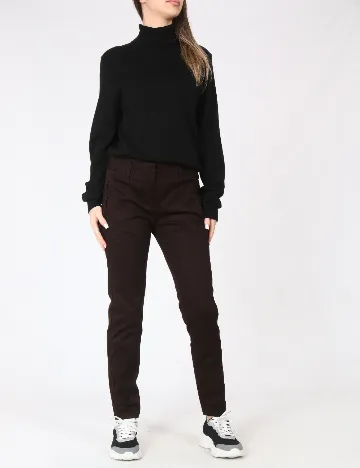 Pantaloni Zara, maro