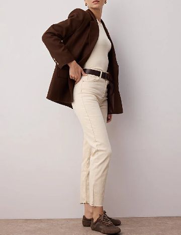 Blugi TRENDYOL, crem