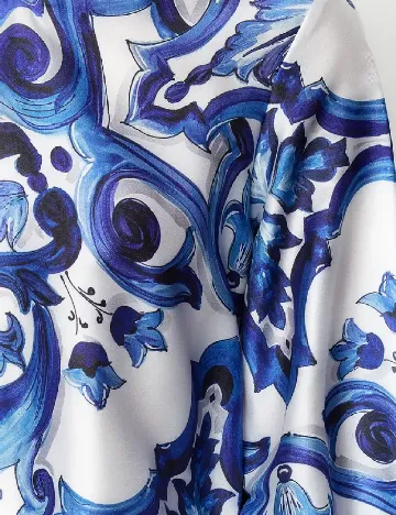 Rochie lunga TRENDYOL, albastru/alb