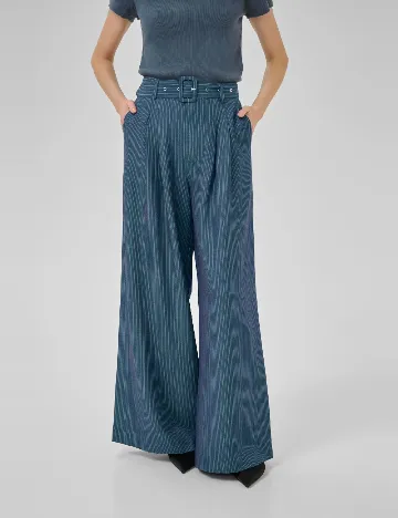 Pantaloni My Essential Wardrobe, albastru